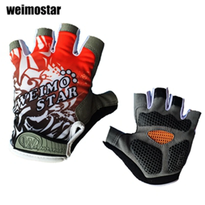 Новые велосипедные перчатки MTB с полупальцами мужские женские гоночные 4 цвета