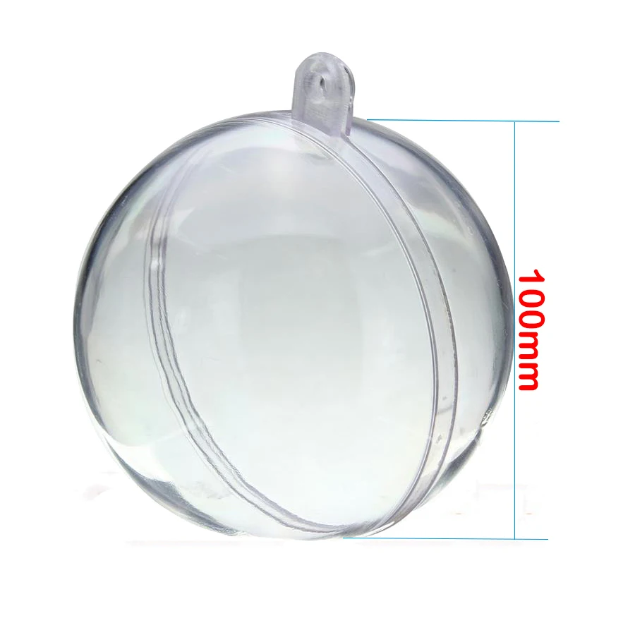 10 шт. см высокое качество рождественское прозрачное украшение романтическое