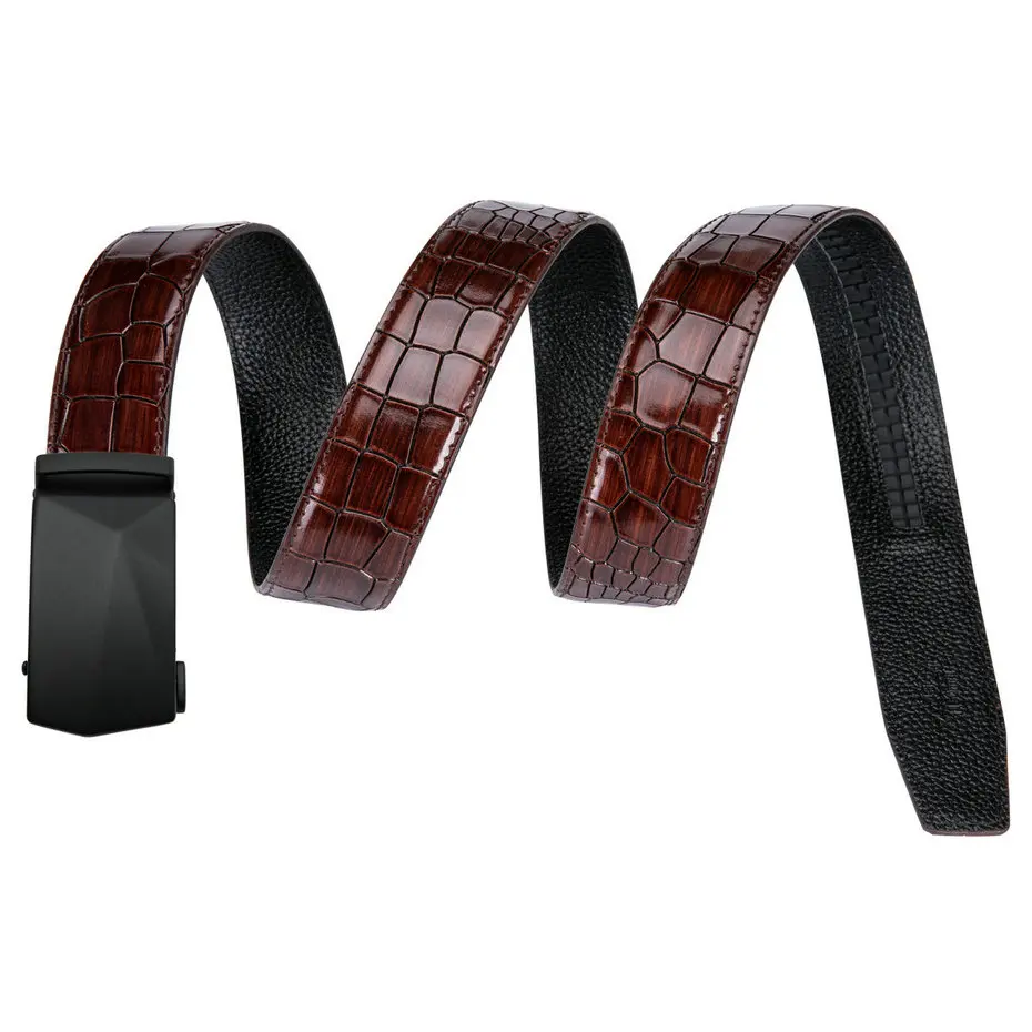 Мужской ремень DiBanGu новый дизайнерский с пряжкой из сплава для мужчин коровьей