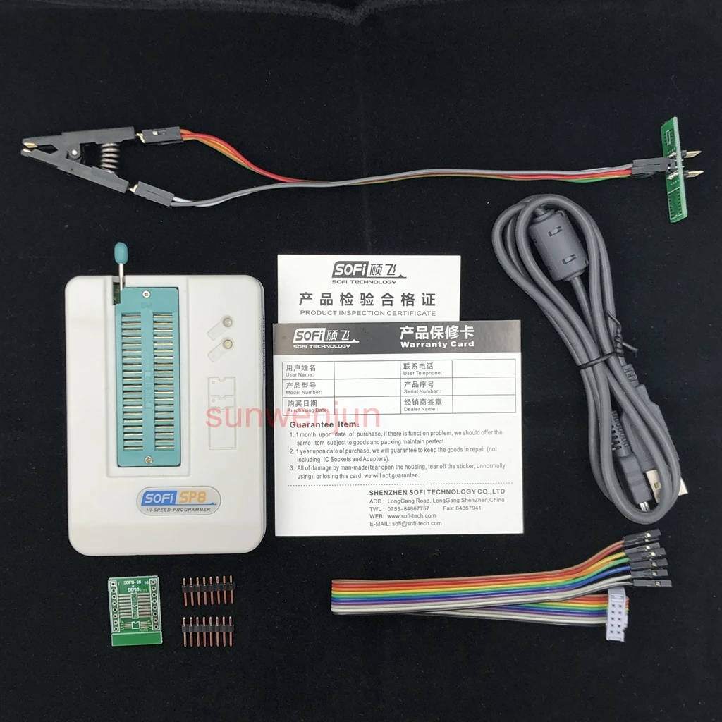 USB EEPROM SPI BIOS Универсальный программатор с поддержкой 4000 чипов включает тестовый зажим|programmer universal|chip clipchip