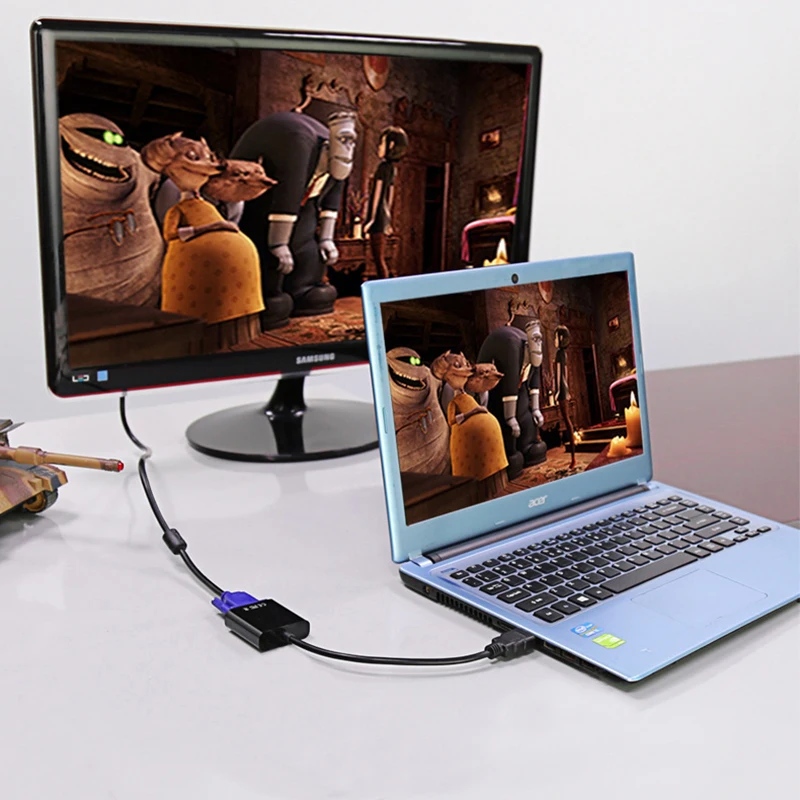 Преобразователь HDMI-VGA 1080P с HDMI на VGA | Электроника