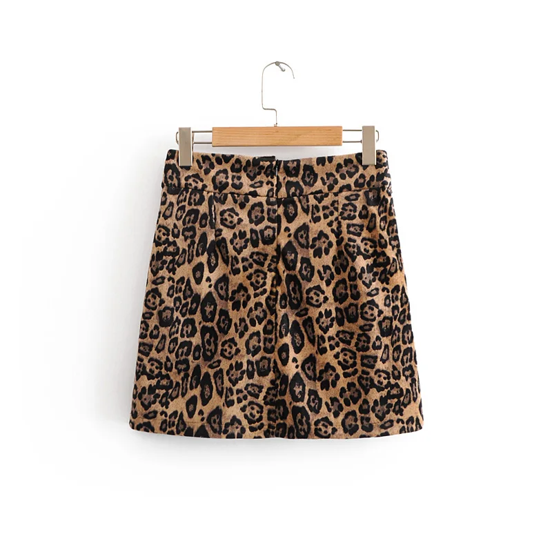 Женские вельветовые мини-юбки Wonder винтажные с высокой талией А-силуэта