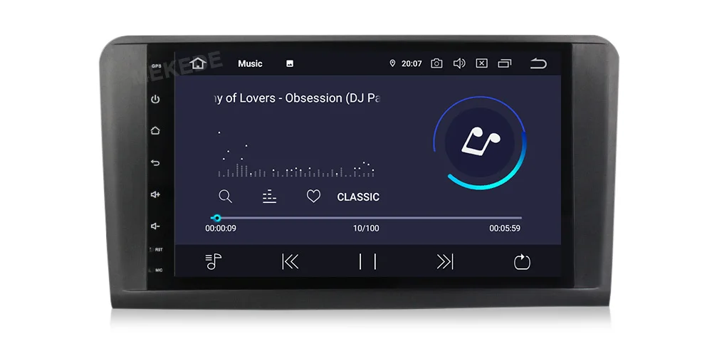 MEKEDE HD DSP Android 9,0 2G 4 ядра автомобиля gps для Mercedes Benz ML GL W164 ML350 ML500 GL320 Радио Стерео навигация без DVD плеера