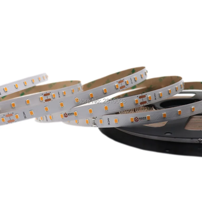 120 м/лот CRI95 постоянный ток встроенный IC flex светодиодная лента SMD2835 DC24V 15 36 Вт/м