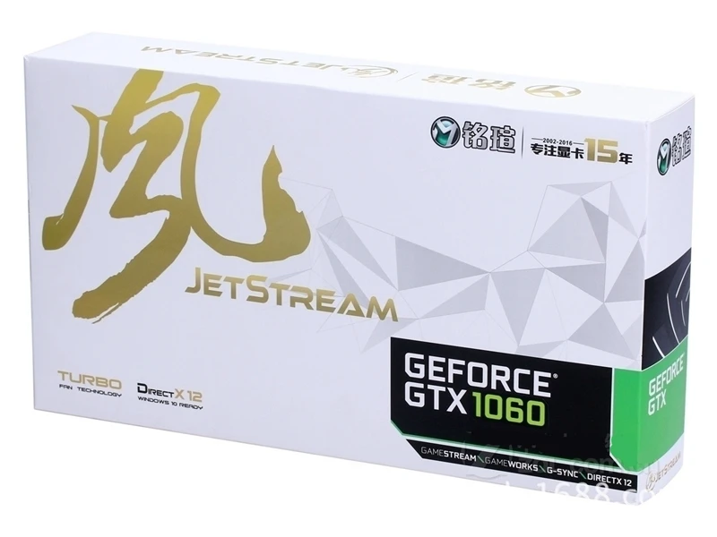 Видеокарта MAXSUN NVIDIA GeForce JetStream GTX1060 6 ГБ GPU GDDR5 192 бит PCI E Express3.0 VR готовая к ПК