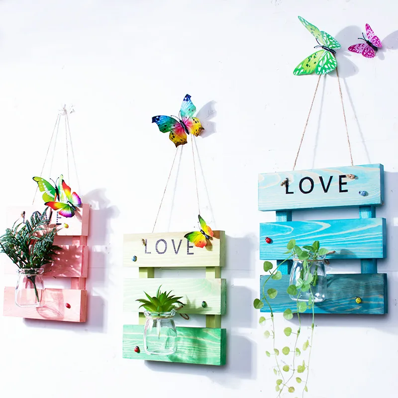 Настенные украшения Ваза настенные подвесные комбинации для дома гостиной ТВ