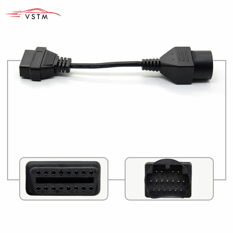 Новинка 2019 кабель для Mazda 17 Pin к OBD 2 II 16 контактный разъем диагностический
