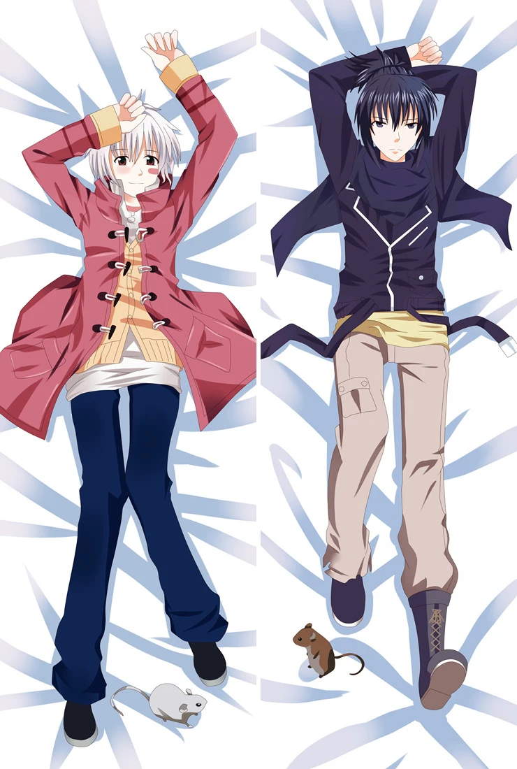 Японское аниме Dakimakura NO.6 персонажи nezumi & shion otaku наволочка обнимающая Подушка