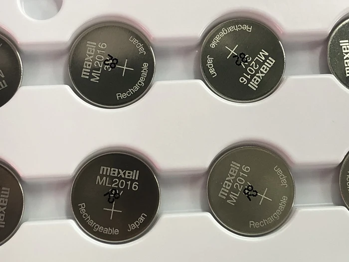 100 шт./лот новая Подлинная батарея таблеточного типа для Maxell ML2016 мл 3v литий-ионный аккумулятор литий-ионный Перезаряжаемые Монета Кнопка сотового телефона CMOS аккумулятор RTC батареи