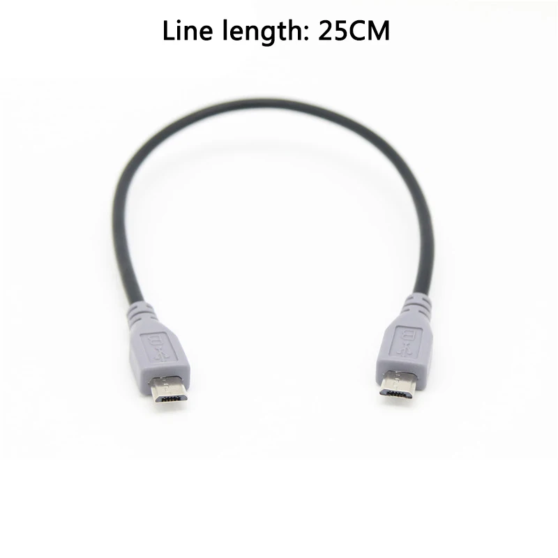 Новый Micro USB B к Кабель зарядного устройства для передачи данных 25 см 50 100 MP4