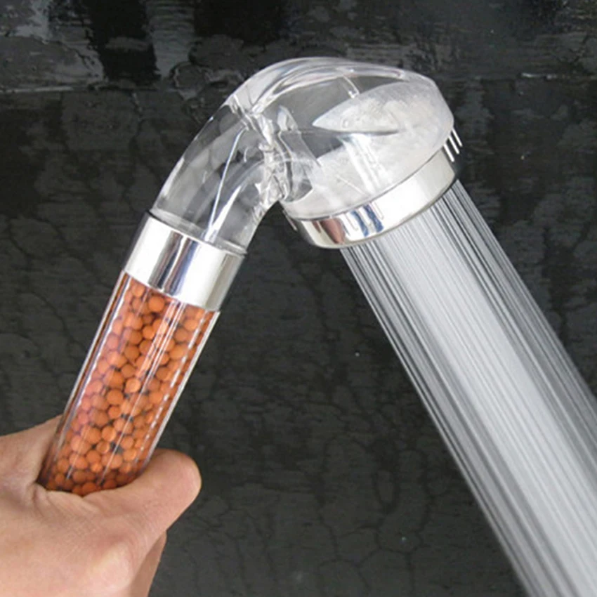 Высокое качество насадка для душа Спа анион фильтр светодиодный датчик