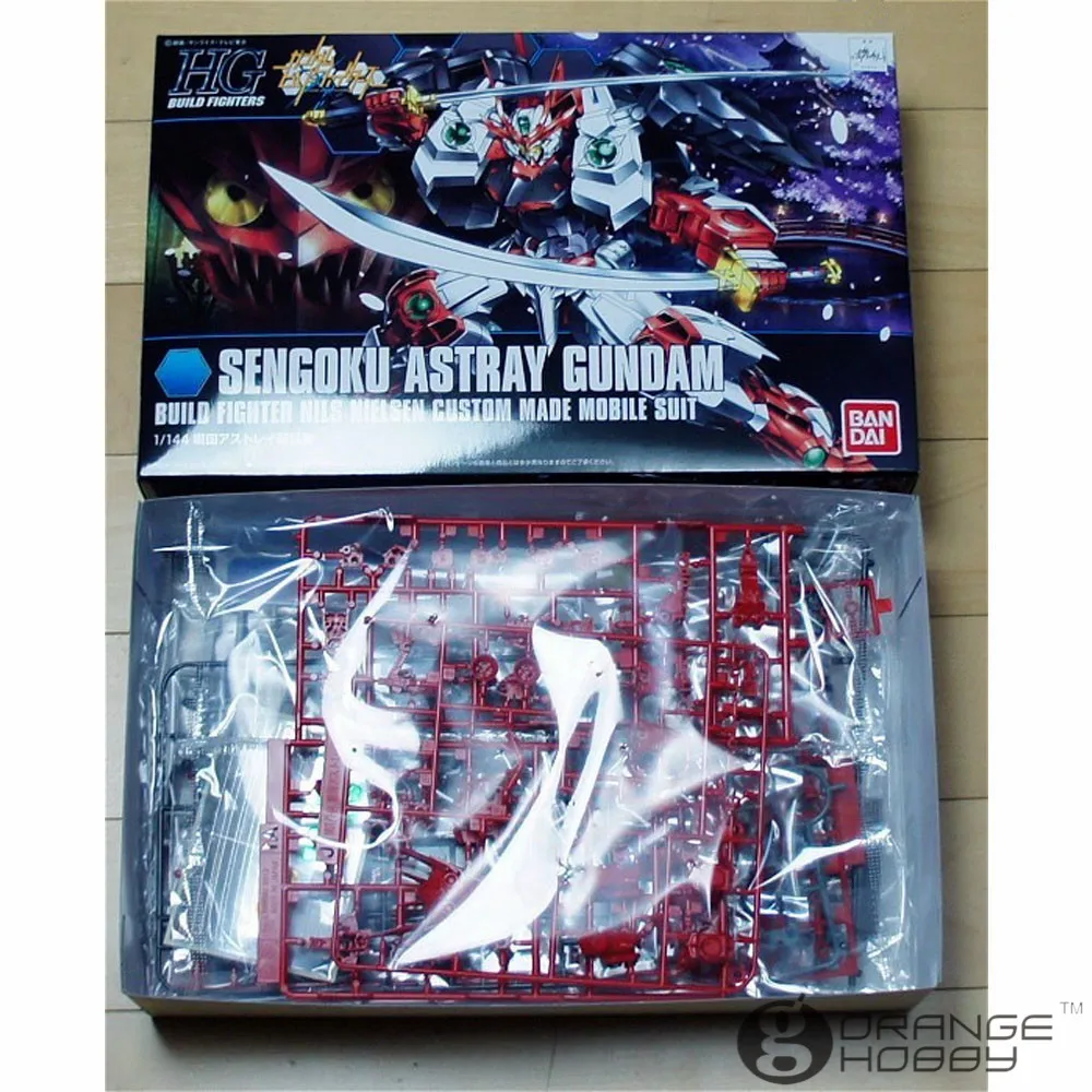 OHS Bandai HG Build Fighters 007 1/144 мобильный костюм Sengoku Astray Gundam в сборе модельные