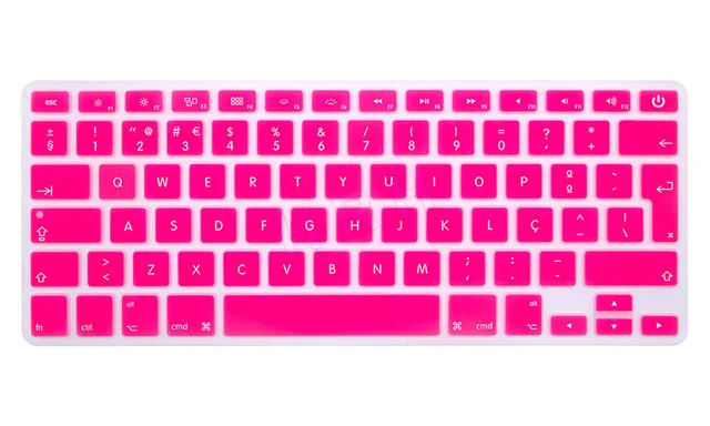 Португальская Силиконовая накладка на клавиатуру для Macbook Air pro Retina 13 3 15 4