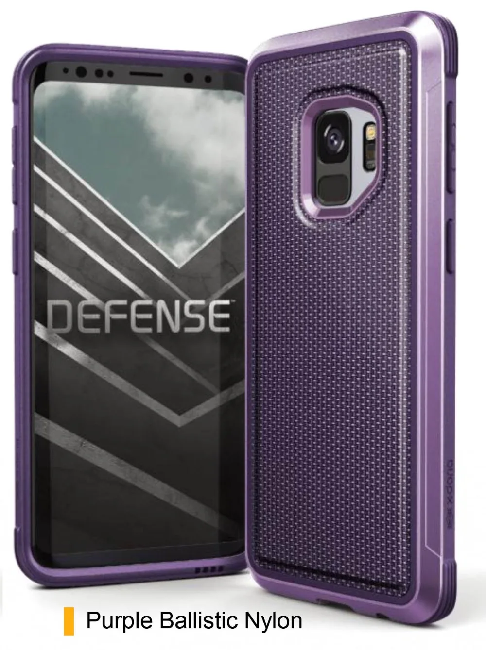 X-doria Defense Lux чехол для samsung Galaxy S9 и Plus военный класс протестированный ТПУ алюминий
