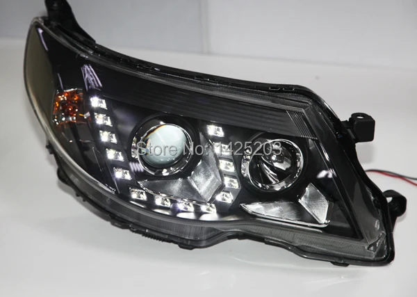Для Subaru Forester светодиодный фонарь передние фары 2008 2012 год с объективом проектора