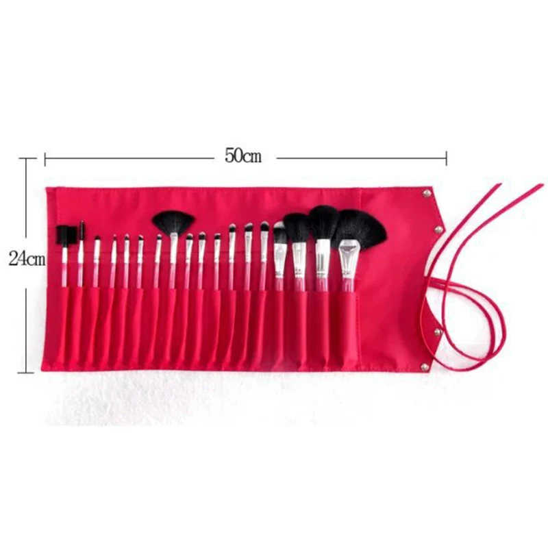 18Pcs Makeup Brushes Set Cosmetic Beauty Tool Kit with Carry Case Facial Perfect | Красота и здоровье