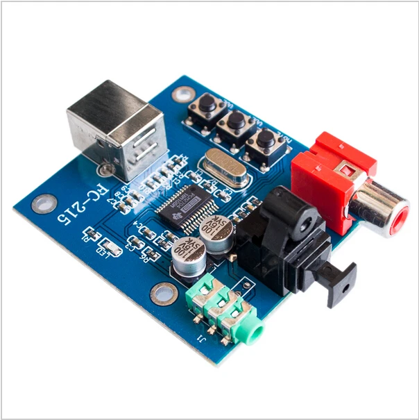 PCM2704 USB DAC для S/PDIF звуковая карта декодер плата 3 5 мм аналоговый выход F/PC доска