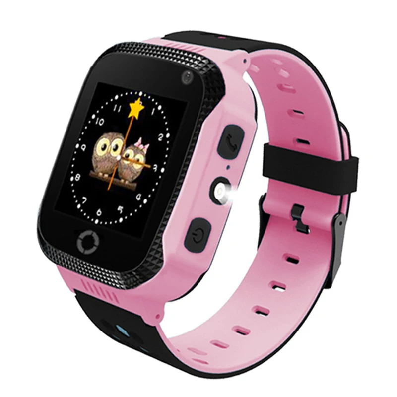 Детские Смарт часы с GPS телефон камерой фонариком SIM картой Q528 1 44 дюйма для детей