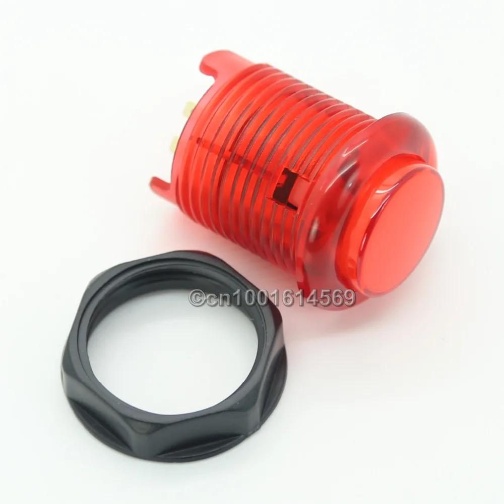 6pcs/lot illuminated Arcade Push Button 5V LED With Microswitch To Machine Game & PC Controller Games Parts | Спорт и развлечения