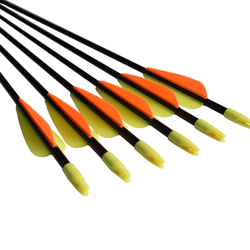 12 шт стекловолокно 28 &quotSafty Youth Arrows для BARNETT JR 3&quot Fletch Target Practice Shooting Archery Bow