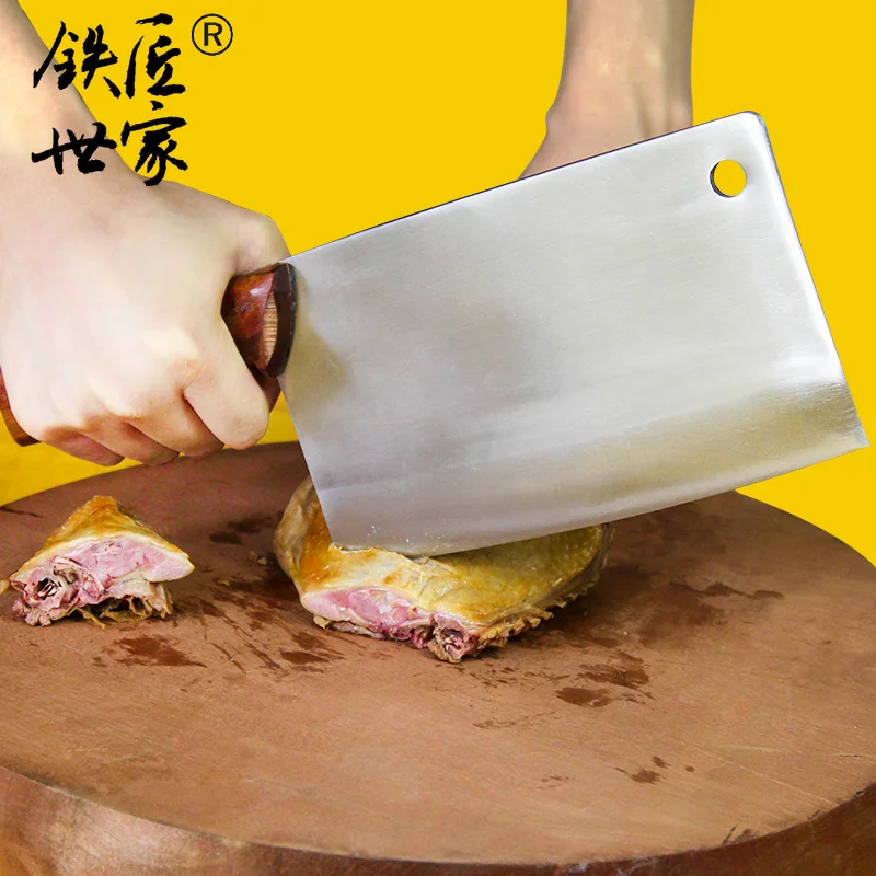

Chinese chef knife chopping knife stainless steel handmade forged slicing knife cleaver fish meat kitchen knives кухонные ножи