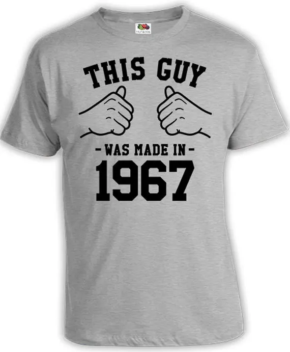 Мужская футболка на день рождения 1967|50th birthday|shirt personalizedpersonalized shirt |