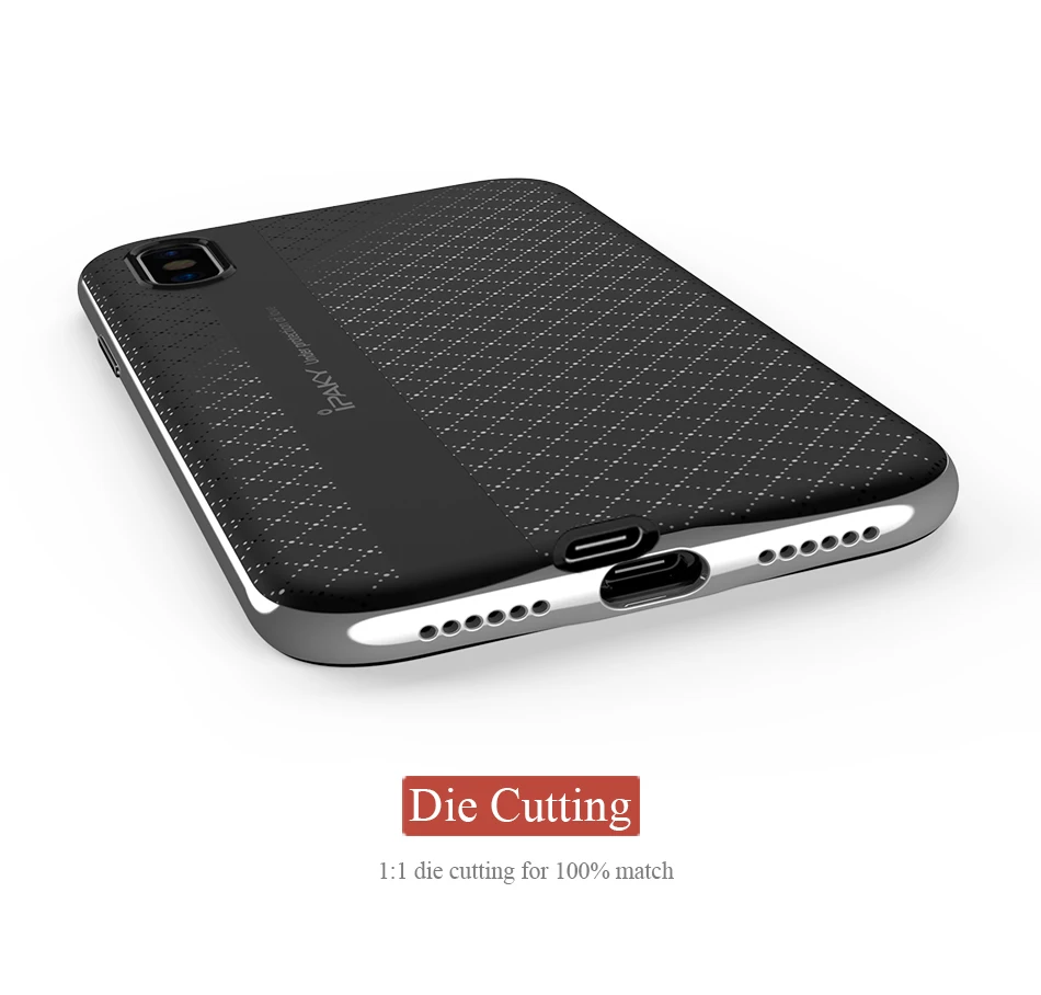 IPaky бренд для iPhone 5/5S/SE чехол PC рамка+ силиконовая задняя крышка чехол для мобильного телефона для iPhone 7 8 Plus для iPhone X