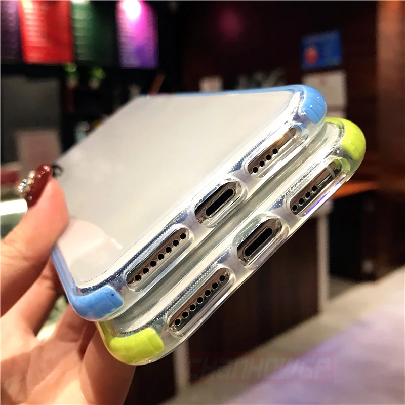 Двухцветный силиконовый чехол для Huawei P30 P20 Lite Y5 Y6 Y7 Y9 P Smart Plus 2019 Honor 8A 7A 7C Pro 10i Nova 2i Mate
