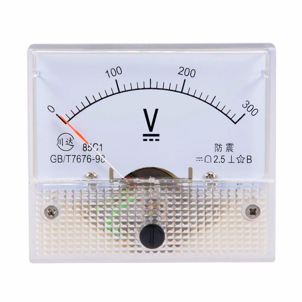 Вольтметр с аналоговой панелью 0 15 В 3 в 5 10 20 30 50 100 150 250 300 450 500 в|voltage meter|voltage meter
