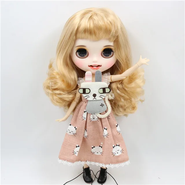 doll clothes shoes ICY factory шарнирная кукла blyth toy индивидуальные лица 30 см пользовательские куклы белая кожа сустава тела матовое лицо с зубами брови - Цвет: doll clothes shoes