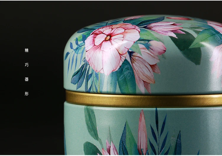 5pcs Japanese style Kitchen Tea Box Jar Storage Holder Sweetmeats Candies Cans Teaware Tea Caddies tin containers storage box