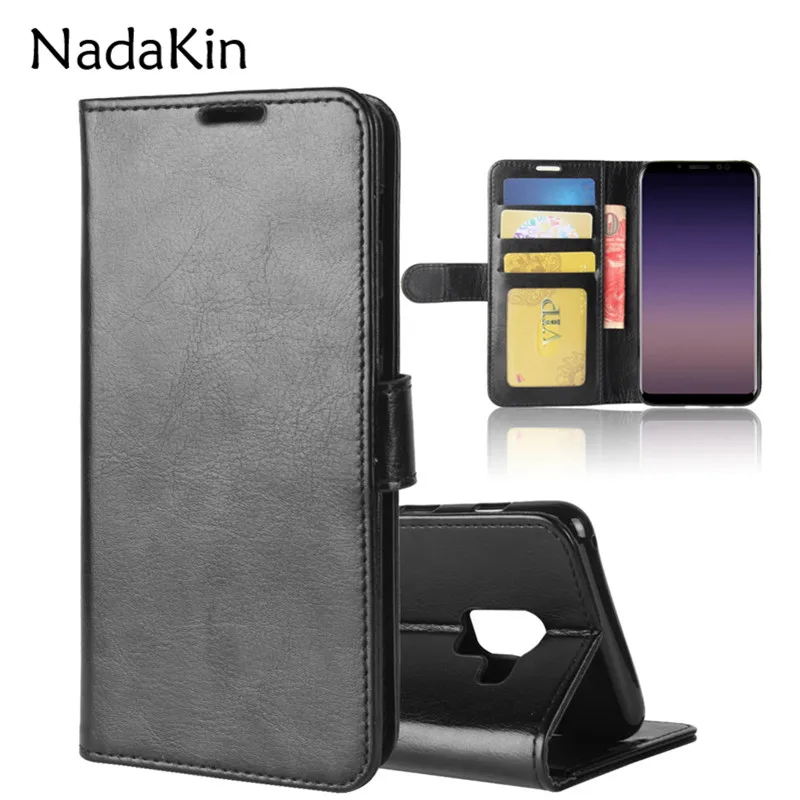 Кожаный флип-чехол для samsung Galaxy A5 A6 C7 C10 J4 J5 J6 J7 DUO Prime Plus Примечание 8 9 S8 активный A8 A9 Star Обложка