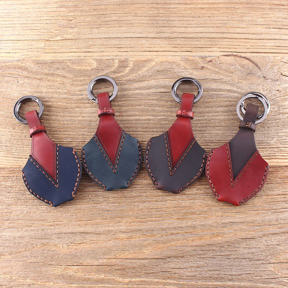 KEYYOU 2 кнопки дистанционного Fob кожаный чехол для ключей автомобиля TOYOTA Rav4 Corolla Hilux