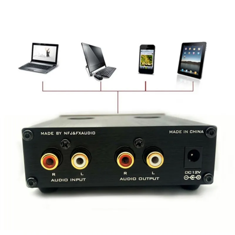 FX AUDIO трубка 03 желчный предусилитель усилитель 6J1 Hi Fi аудио клапан и ламповый мини