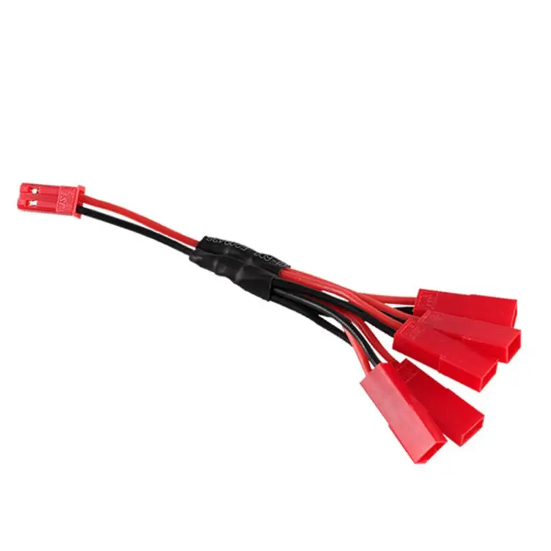 JST Plug 1 to 5 Charger Splitter 3.7V Lipo Battery Charging Cable Wire Cord For Wltoys V959 V222 V212 Helicopter Drone Accessori |