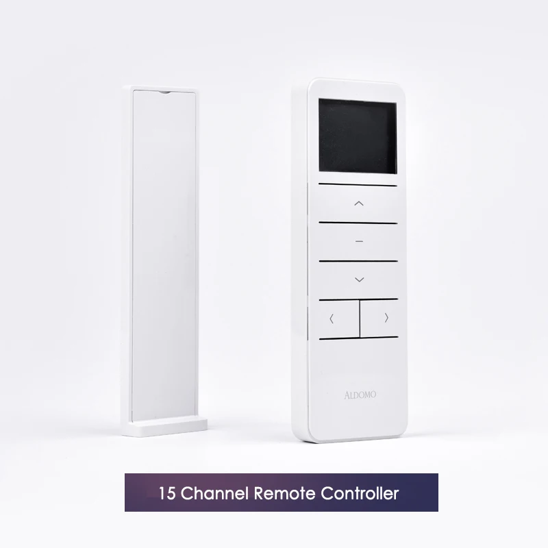 Remote Controller Электрические жалюзи зебра с дистанционным управлением, Индивидуальный размер, полиэстер, ткань, моторизованные жалюзи, рулонные шторы для дома, офиса, отеля - Цвет: Remote Controller