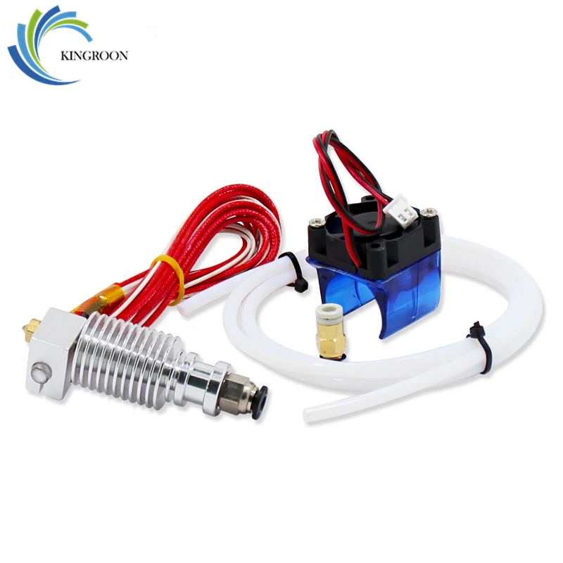 V6 экструдер J head Hotend с вентилятором трубка из ПТФЭ 0 4 мм удаленные детали для нити 1