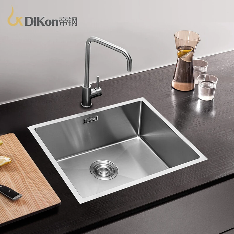 Дикон Кухня раковина deluxe 304 Нержавеющая сталь выше счетчик undermount одной миски