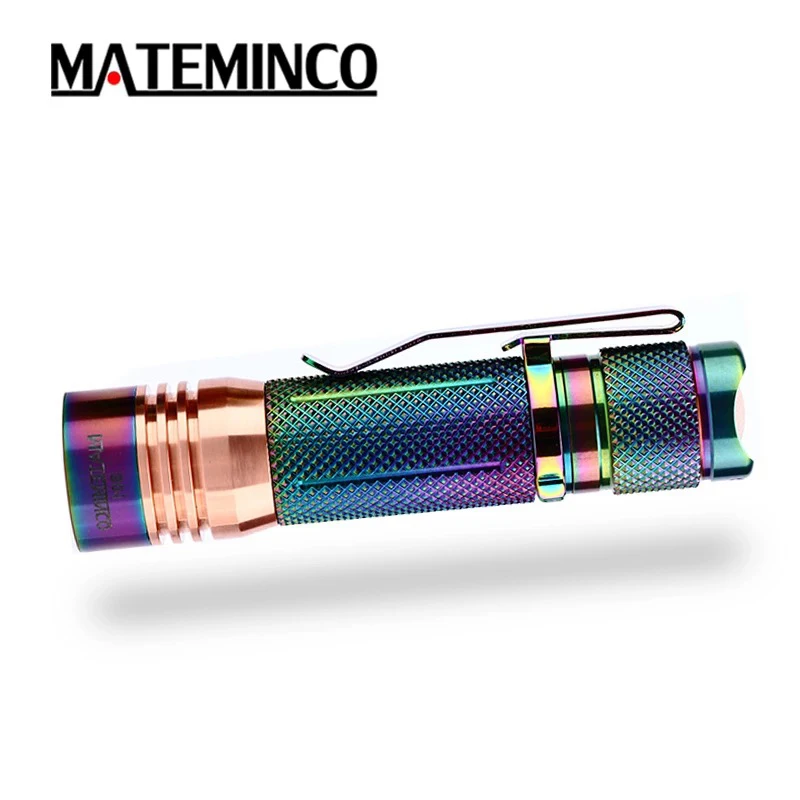 Светильник вспышка из нержавеющей стали Mateminco S01 4 * CREE XPG3/Nichia 219B max 1600 люмен