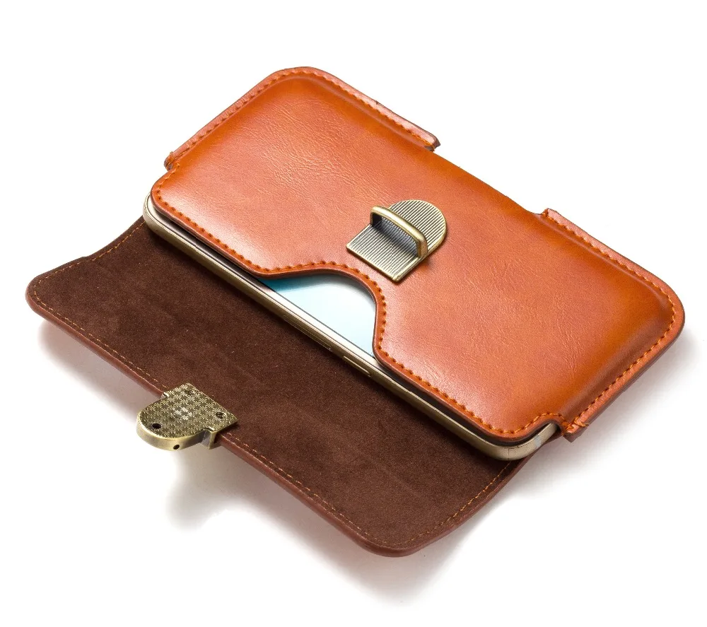 Чехол-кобура для телефона для iPhone 11 Pro Max X XS XR 8 6S 7 Plus из горизонтальной кожаной сумки для мужчин и женщин на поясе 3 4s 5 5s SE.