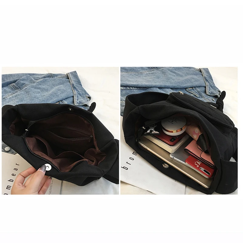 

Canvas Shopping Bags Cloth Tote Bags Reusable Shopping Grocery Bags Eco-friendly Bags