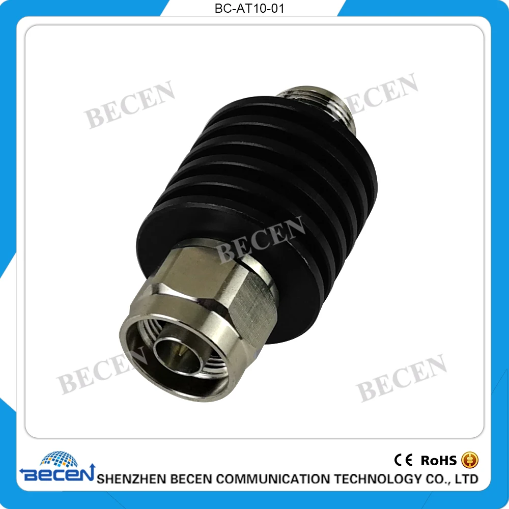 BECEN 10W N JK rf аттенюаторы DC 3GHz & до 4 ГГц 50 ом 1 дБ 2 3 5 10 15 20 30 40 дБ|attenuator ohm|attenuator 10dbattenuator