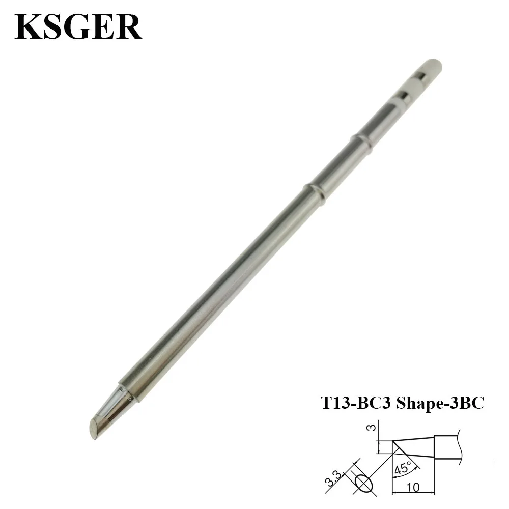 KSGER T13-BC1 паяльник наконечники сварочная станция телефон Ремонт Инструменты 24 В электронная рукоятка паяльника DIY Kit контроллер температуры - Цвет: T13-BC3