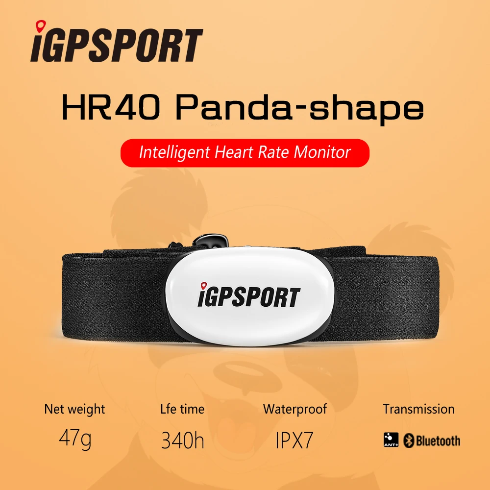 IGPSPORT HR40 смарт-монитор сердечного ритма для езды на велосипеде и бега Профессиональный Импульсный монитор Поддержка велосипедного компьютера и мобильного приложения