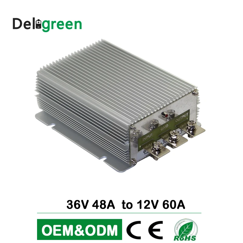 QNBBM 720W Конвертер DCDC 36V48V до 12V60A водонепроницаемый|converter| |