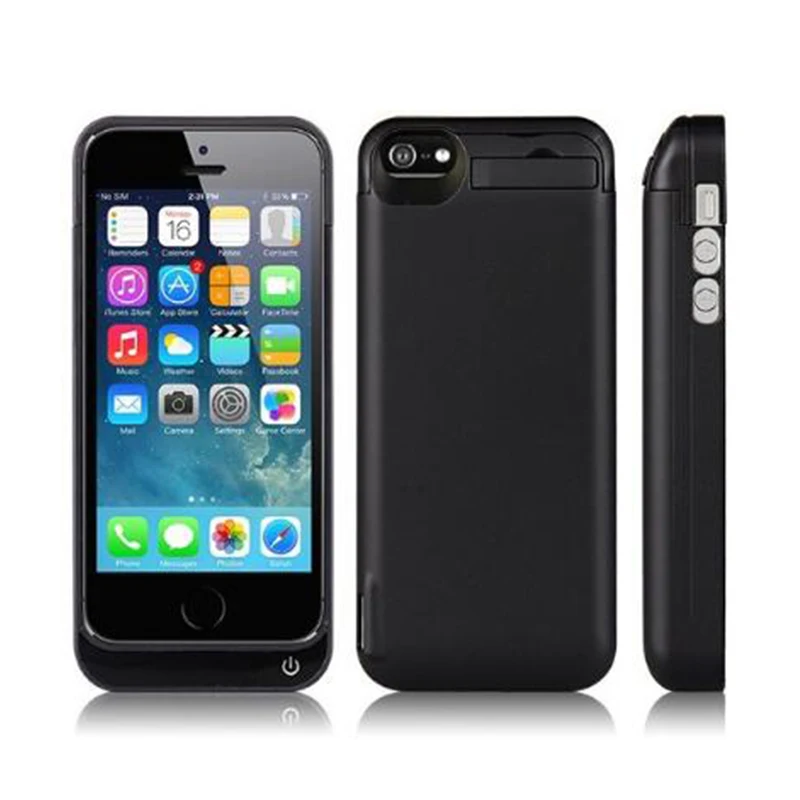 Чехол для аккумулятора Iphone 5, 4200 мА/ч, чехол для внешнего зарядного устройства, внешний аккумулятор для iPhone 5, 5S, SE, чехол для аккумулятора