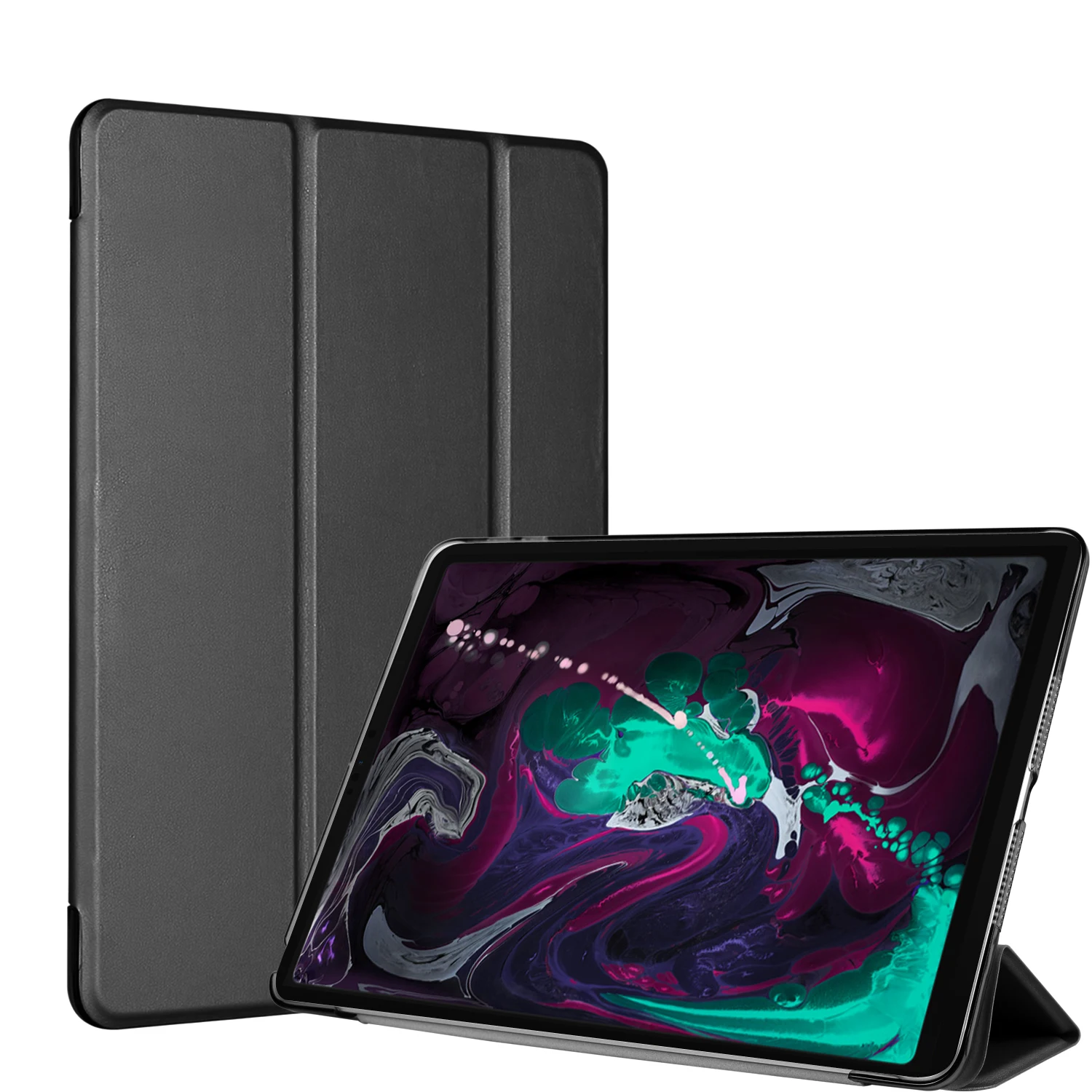 Новый чехол для iPad Pro 11 &quot2018 из искусственной кожи прозрачный ПК ультра тонкий