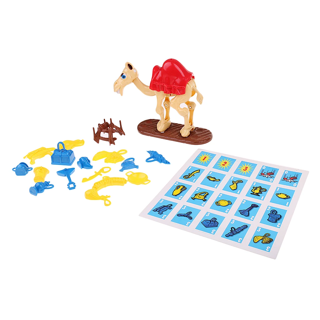 Детская настольная игра, игровой реквизит, верблюжий багаж, игрушка для подарка на день рождения, верблюжье седло, загрузочные игры, семейный набор игрушек
