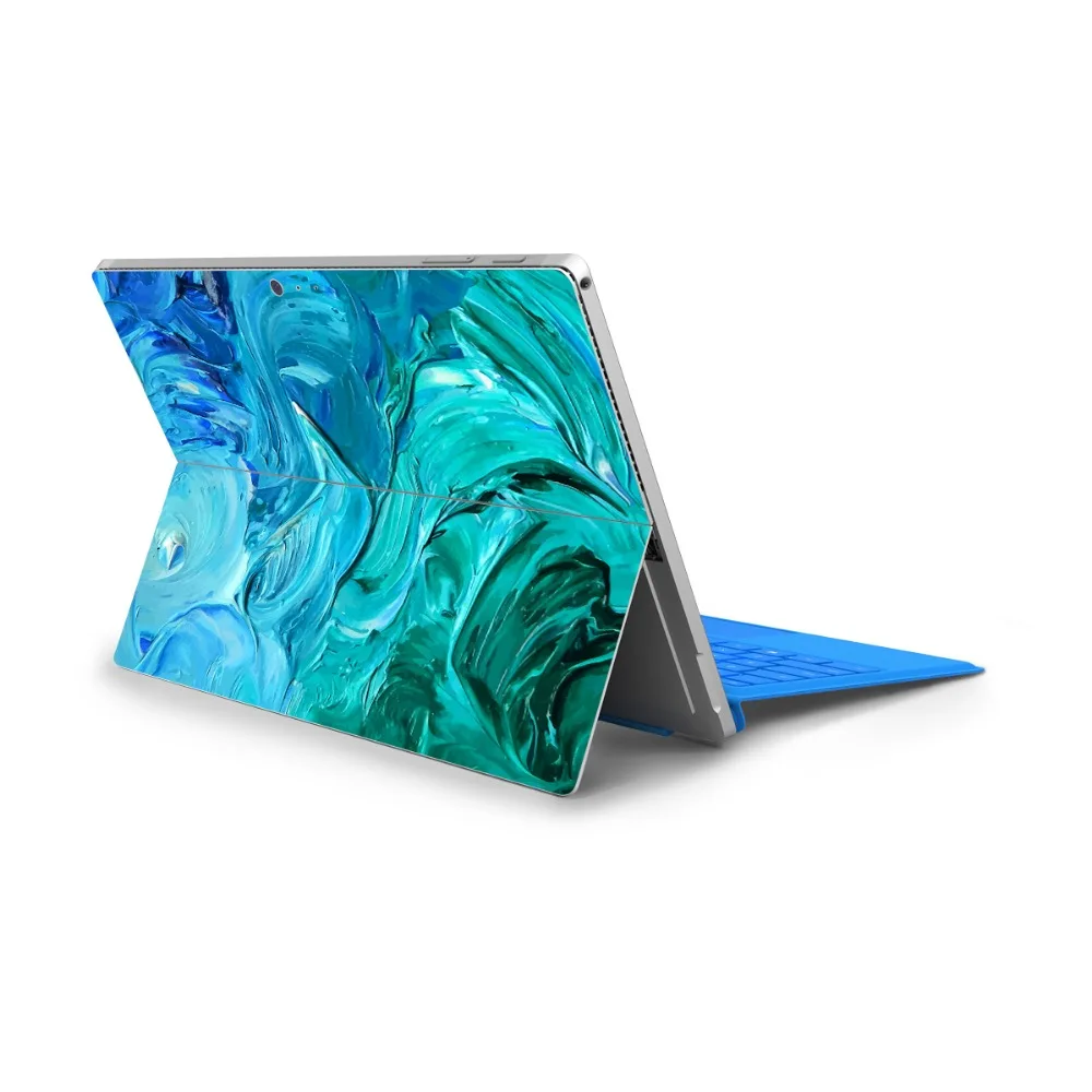 Цветные масляные наклейки для ноутбука для microsoft Surface Pro 5 Pro 6 задняя крышка ПВХ Виниловые наклейки для поверхности Pro 4 кожи