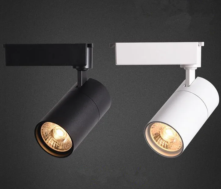 

Free Shipping 12W LED COB LED Track Light Led Rail Lamp Spotlight for 3 wires track NEW